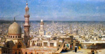  leon - Ansicht von Kairo griechisch Araber Orientalismus Jean Leon Gerome